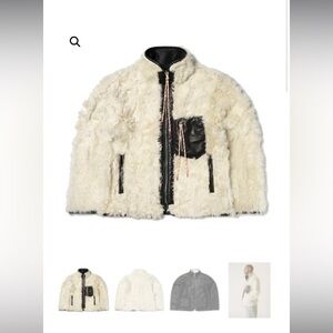 Aries sheepskin reversible jacket